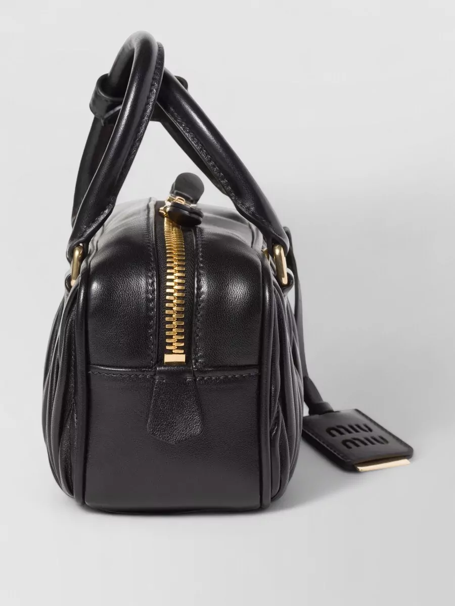 Miu Miu Arcadie Leather Shoulder Bag