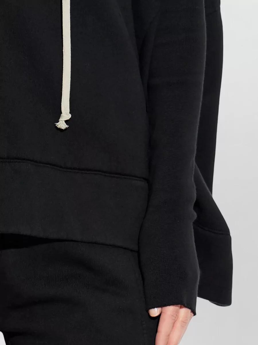 Rick Owens Drkshdw Funnel Neck Knitwear High Collar Drawstring