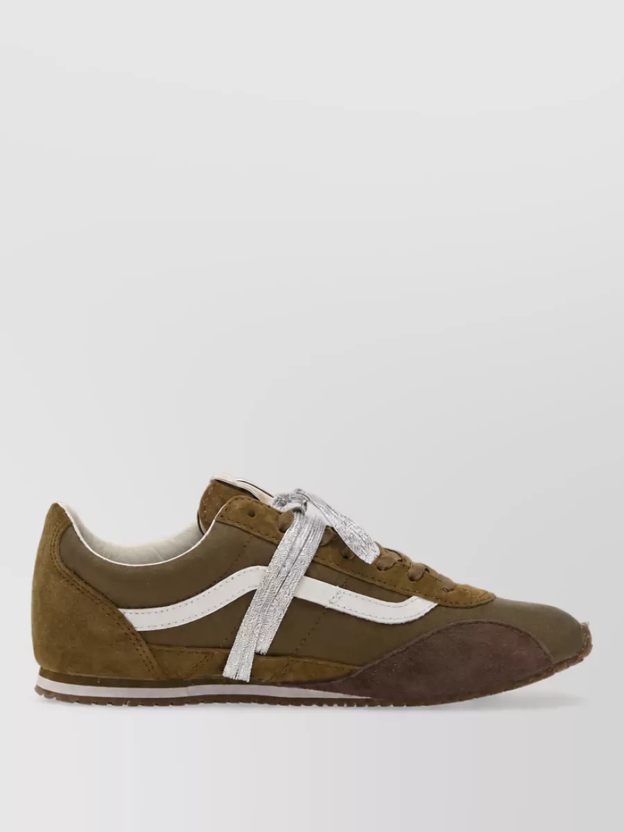 Vans Silk Nylon Low Top Lace-Up Sneakers