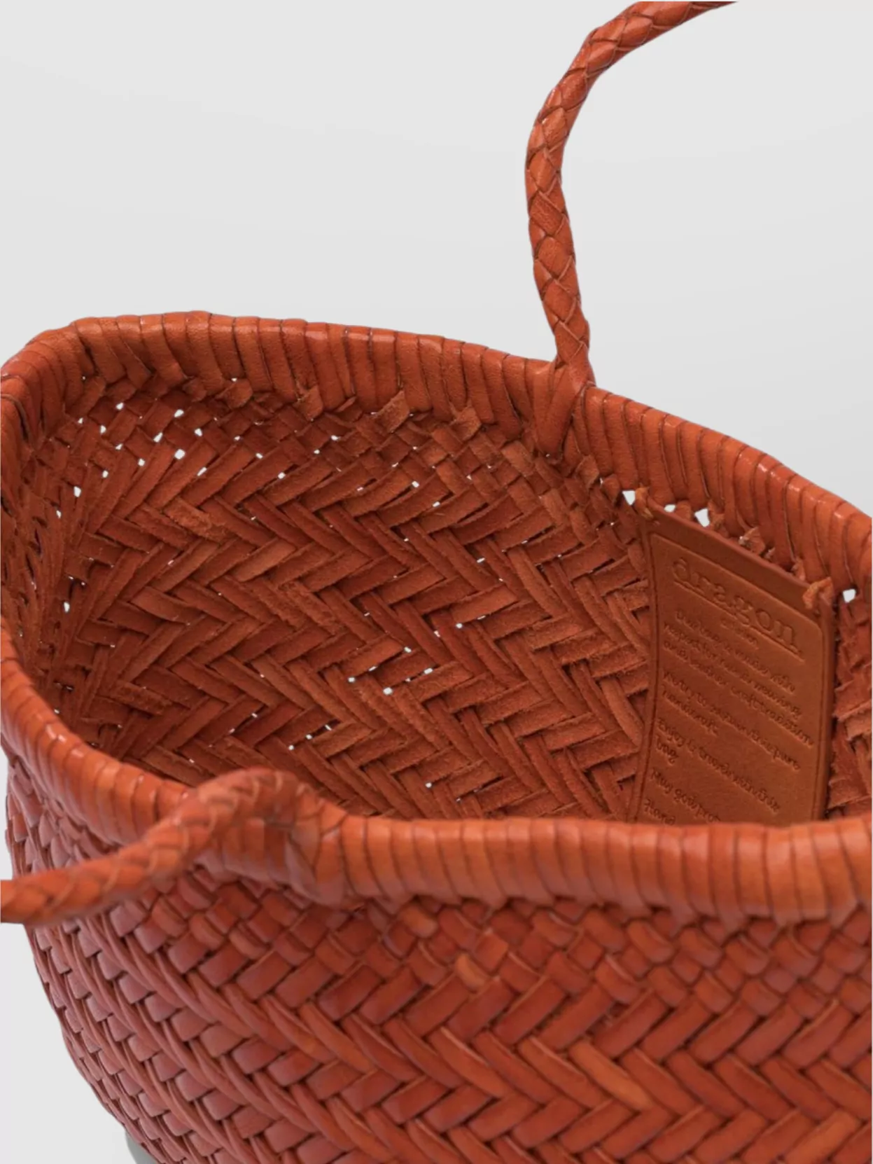 Dragon Diffusion Small Woven Tote Bag With Dual Handles