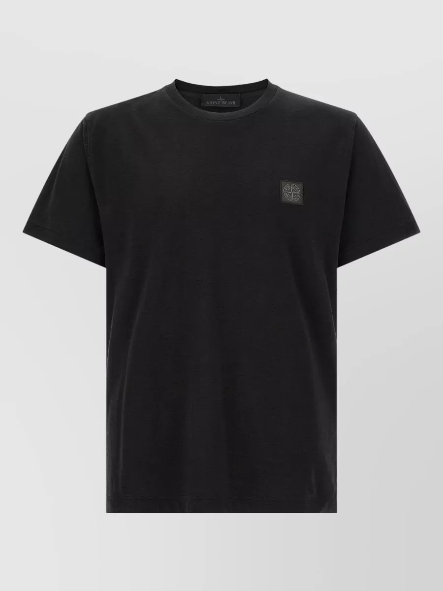 Stone Island Cotton Crew-Neck Short-Sleeve T-Shirt