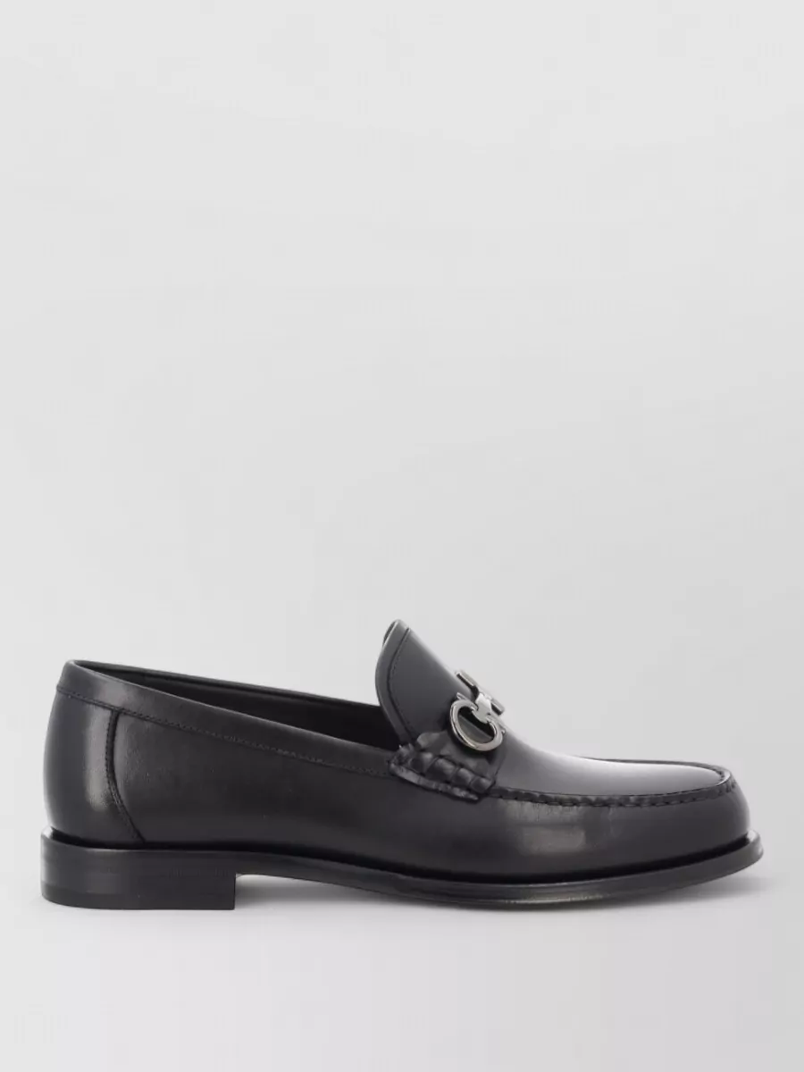 Ferragamo leather loafers