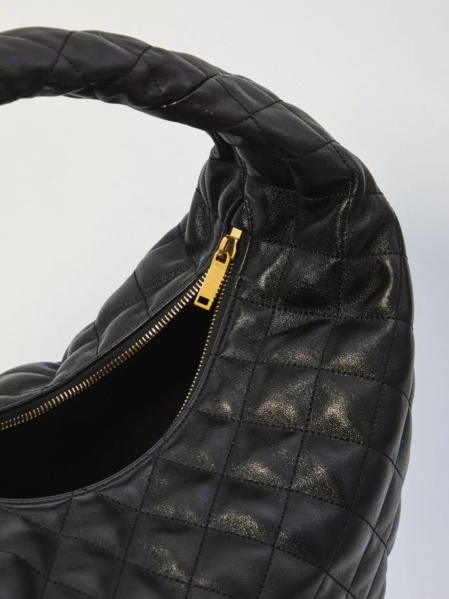 Saint Laurent Icare Quilted Lamb Leather Shoulder Bag