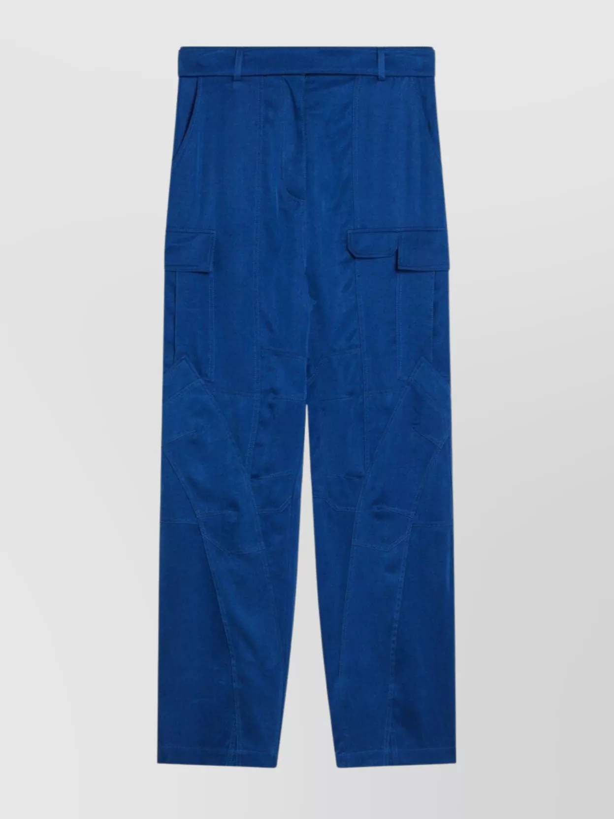 Ferragamo Salvatore Cargo Trousers Belt Loops In Blue