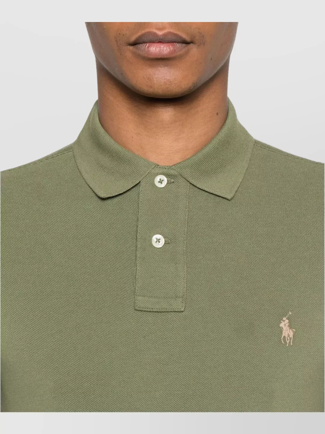 Ralph Lauren Short Sleeve Polo Shirt With Ribbed Cuffs