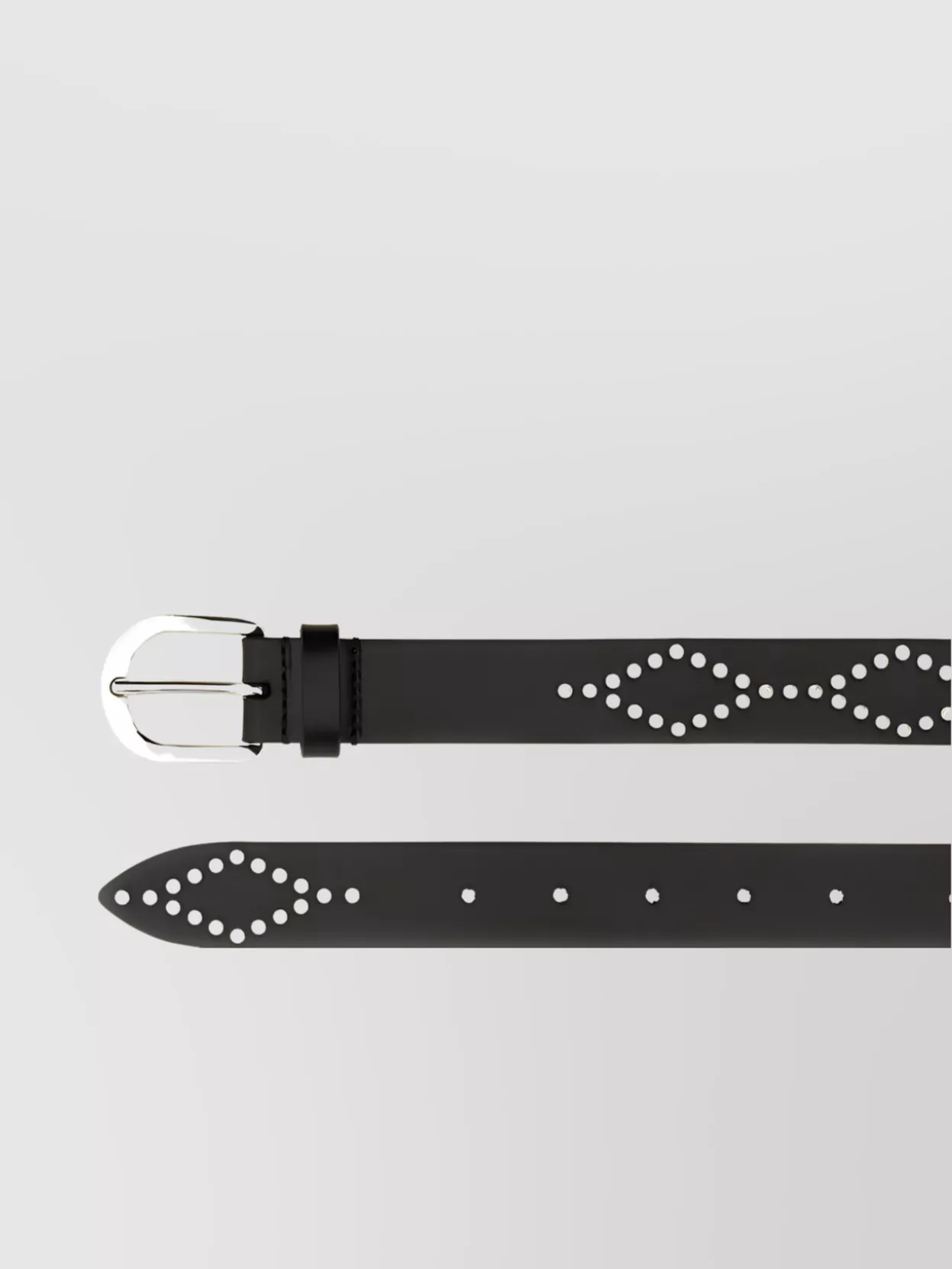 Isabel Marant "Liliana" Studded Metal Perforated Belt
