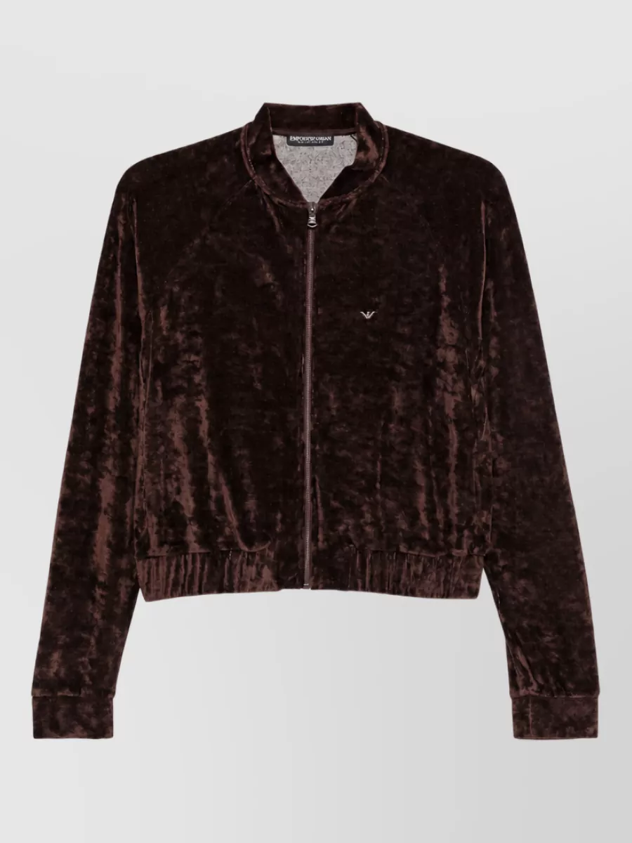 Emporio Armani high neck bomber jacket