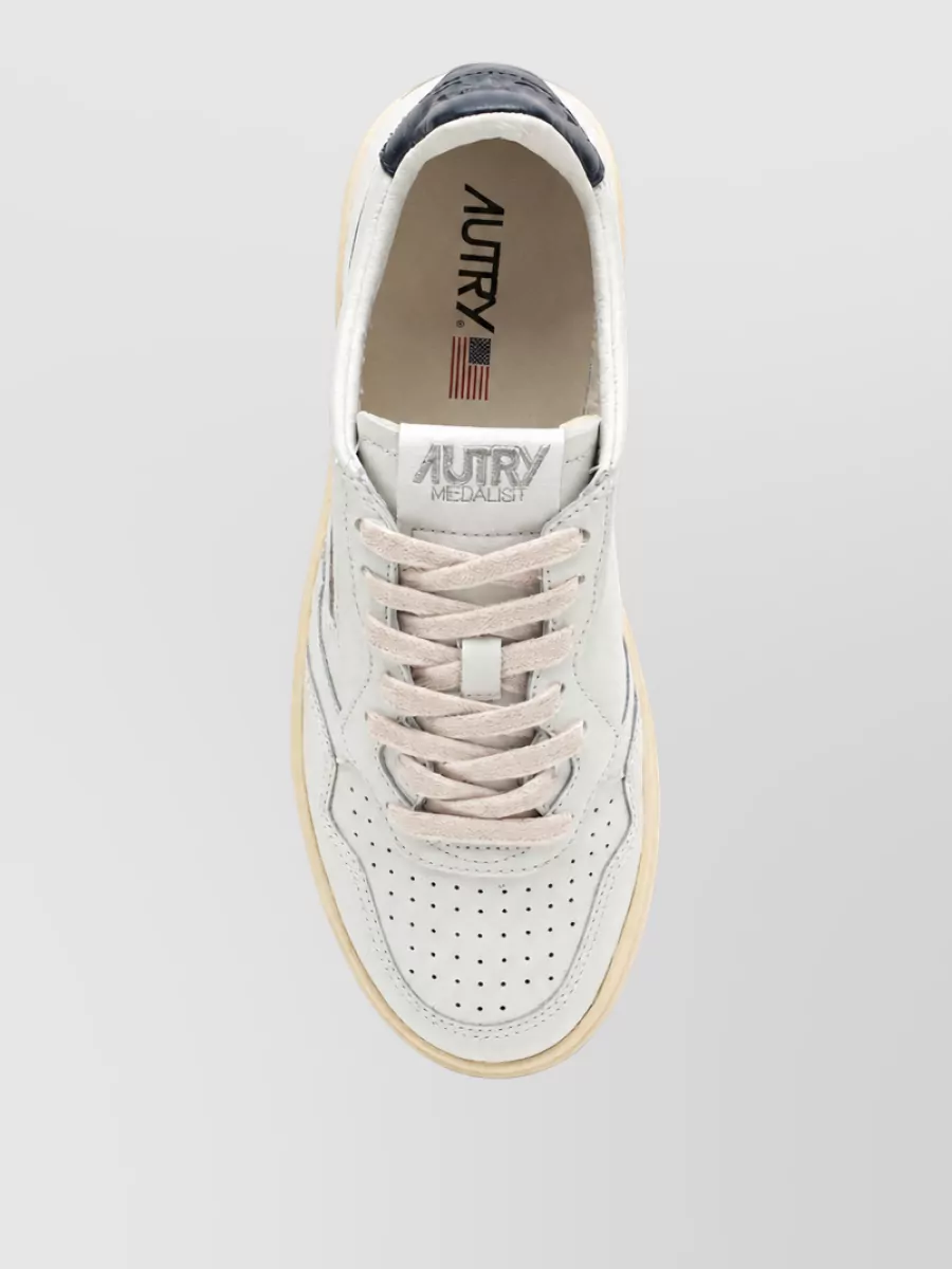 Autry Leather Lace-Up Sneakers