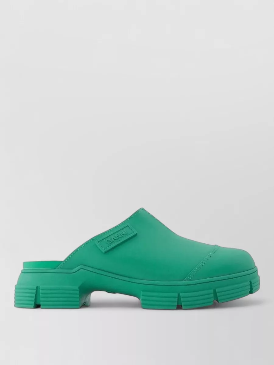 Ganni Rubber Platform Mules