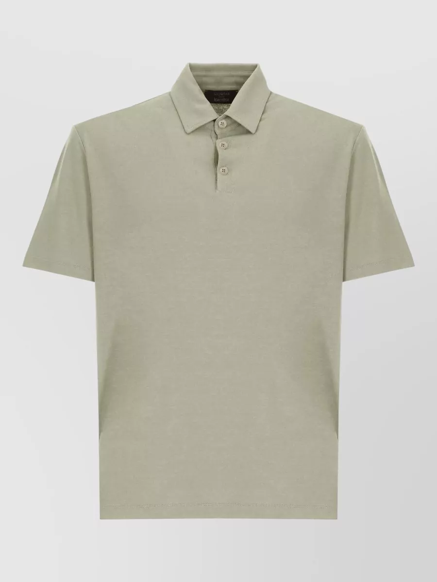 Zanone Cotton Short-Sleeve Polo Shirt
