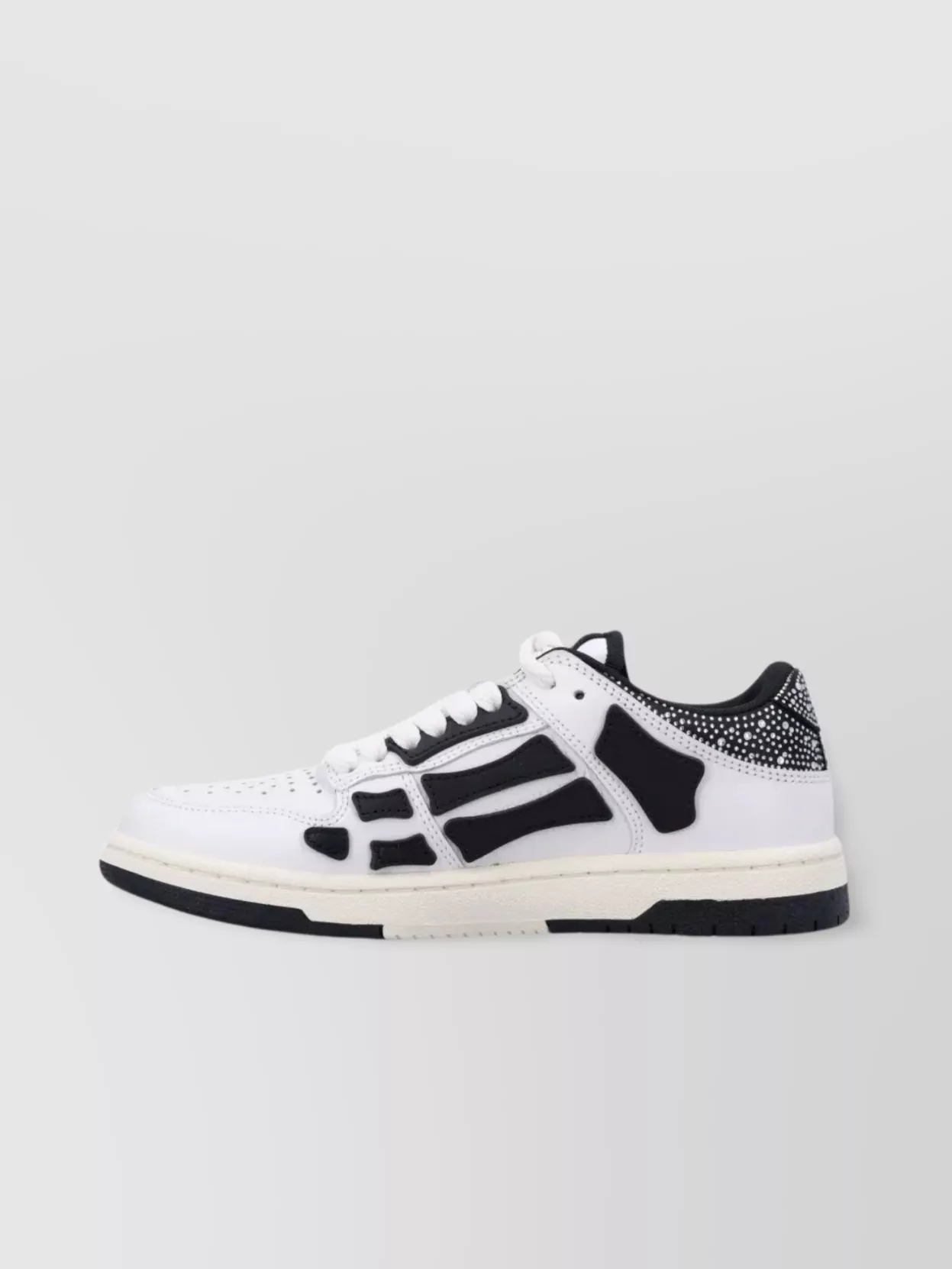Amiri Satin Crystal Low Top Sneakers