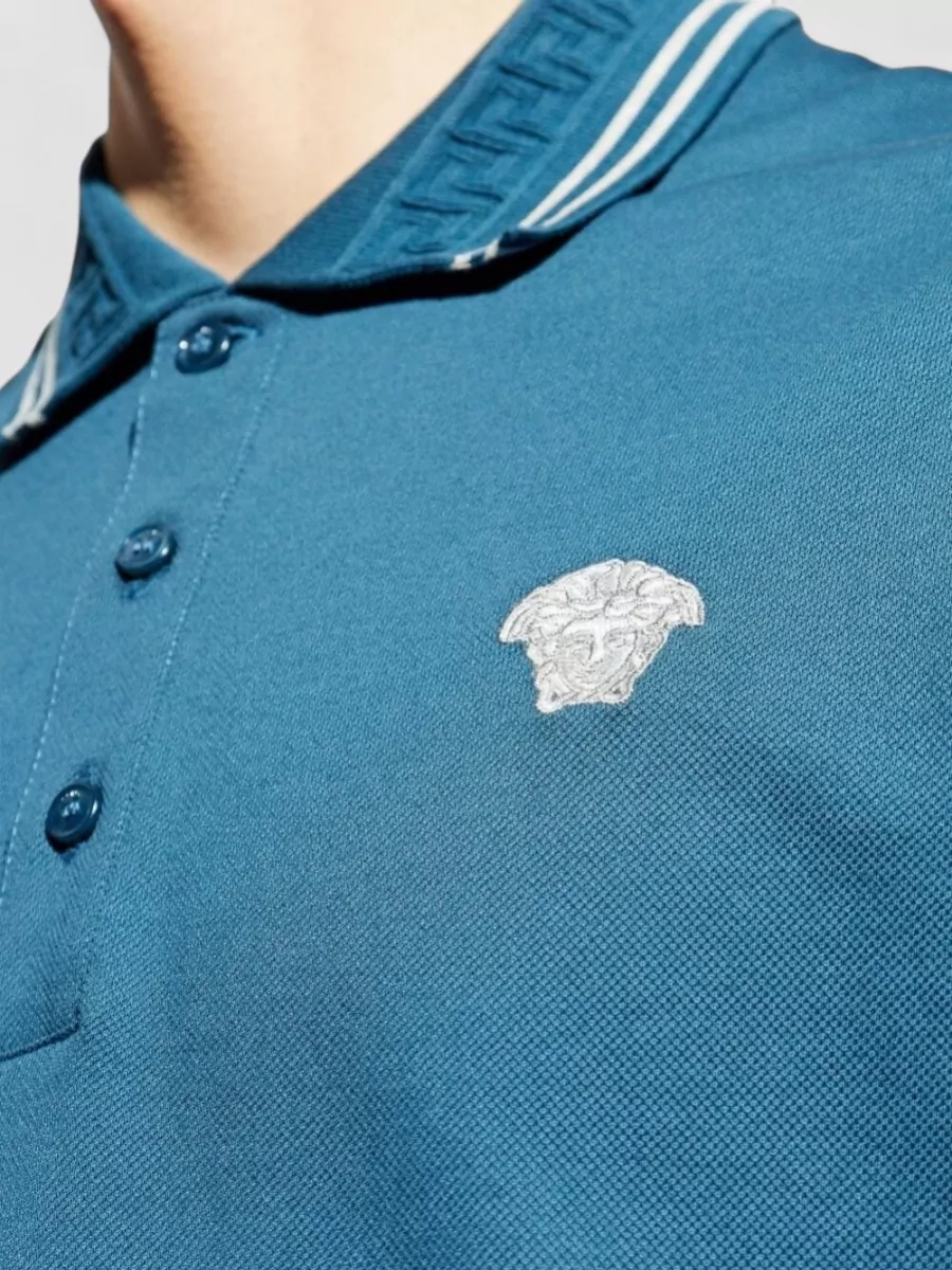 Versace Cotton Regular-Fit Polo Shirt