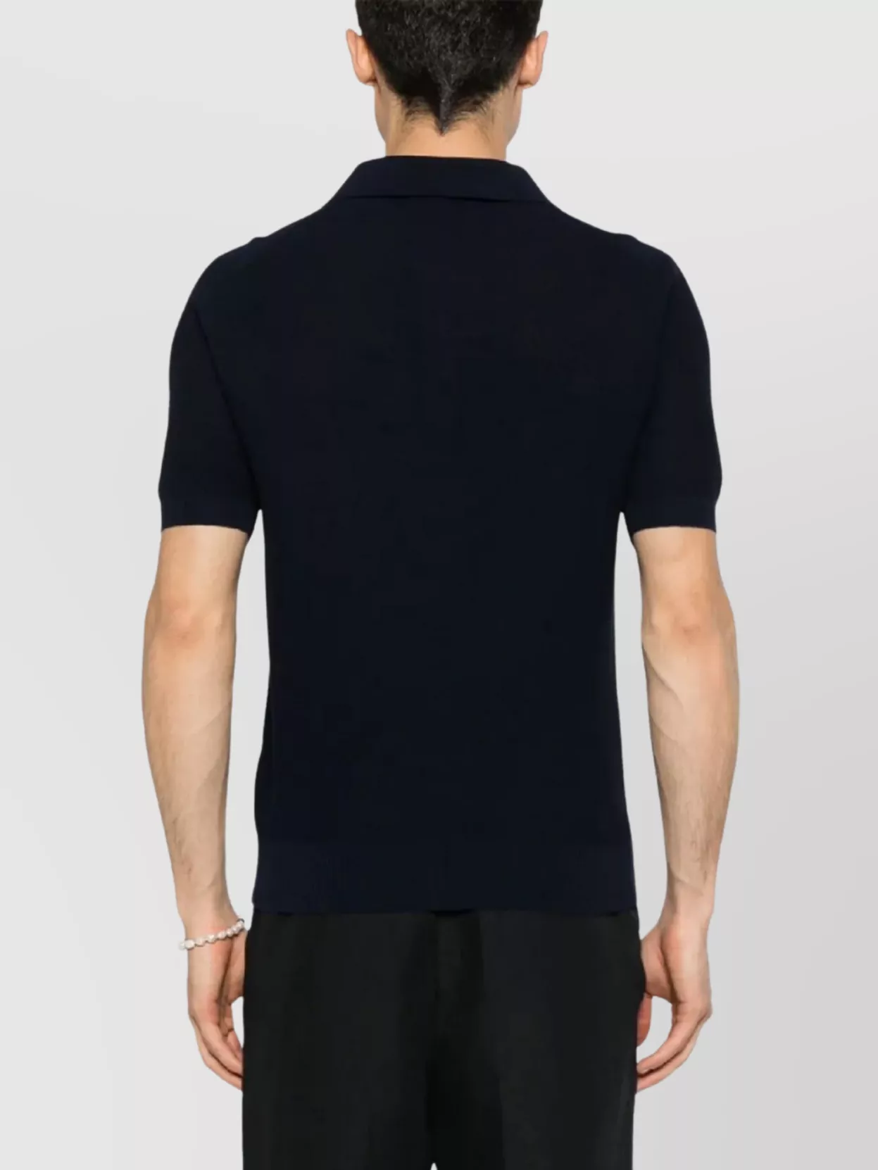 Tagliatore Men's Polo Shirt Ribbed Trim