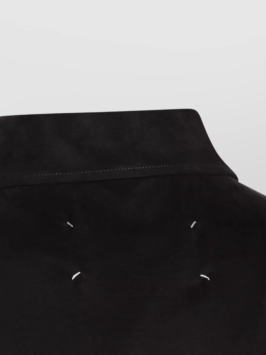 Maison Margiela Polo Shirt Short Sleeves Stitch Detailing