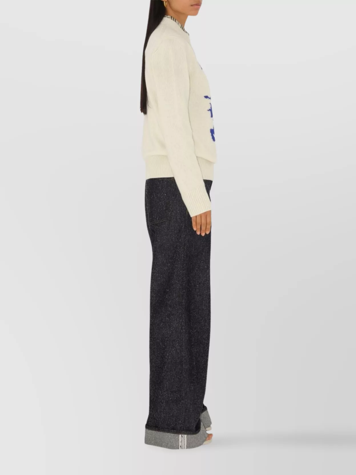 Burberry Crewneck Intarsia Design Sweater