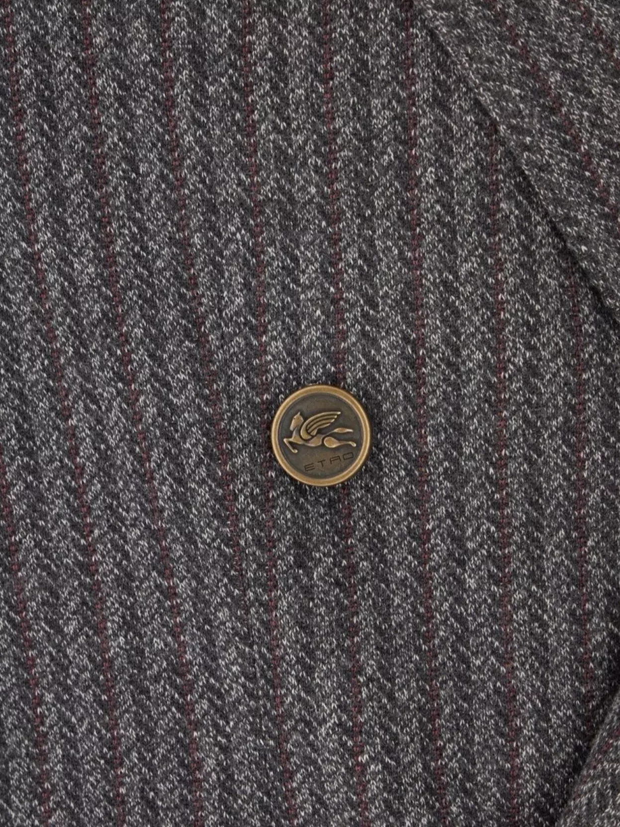 Etro Multicolor Wool Blend Blazer