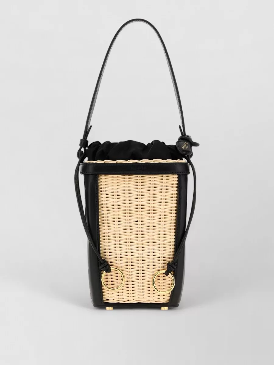Alaïa leather bucket bag