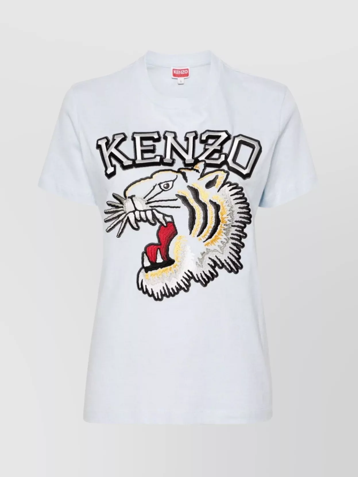 Shop Kenzo Asymmetrical Layered Tiger T-shirt In Black