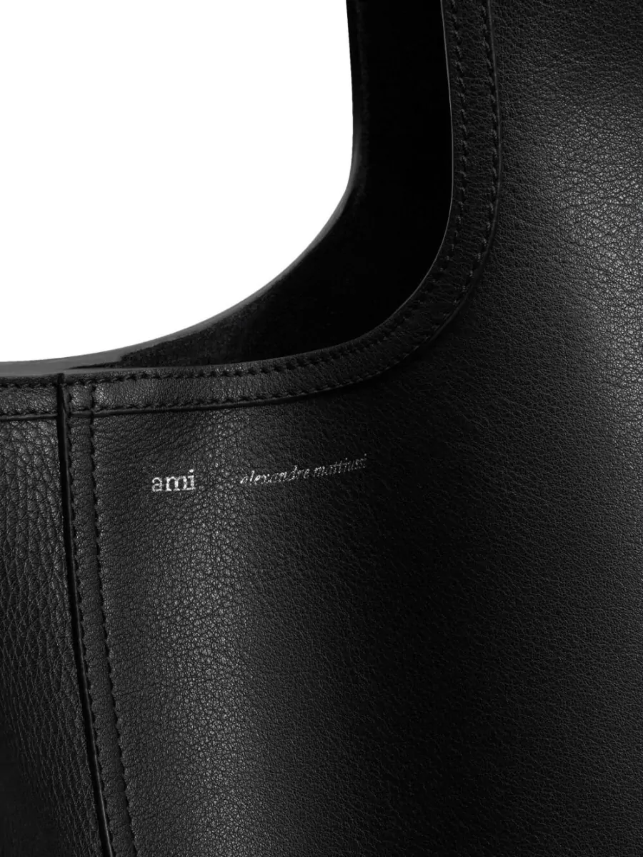 Ami Paris Shoulder Bag Single Top Handle Strap