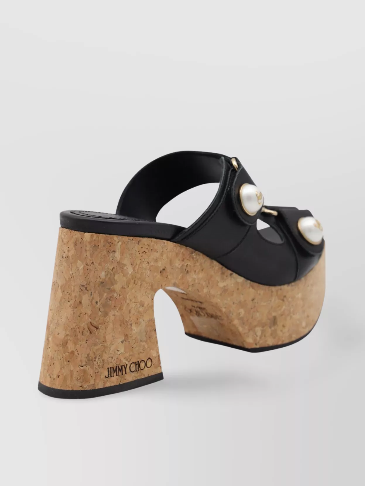 Jimmy Choo Heeled Sandals Pearl Embellishments