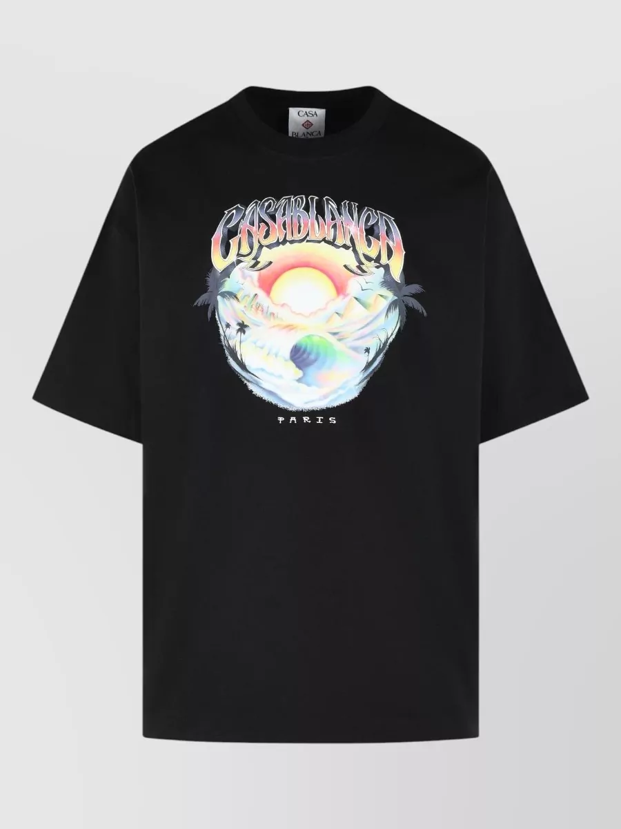 Casablanca printed t-shirt