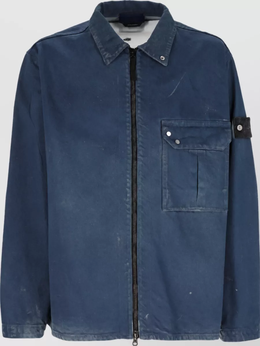 Stone Island Cotton Shirt Jacket