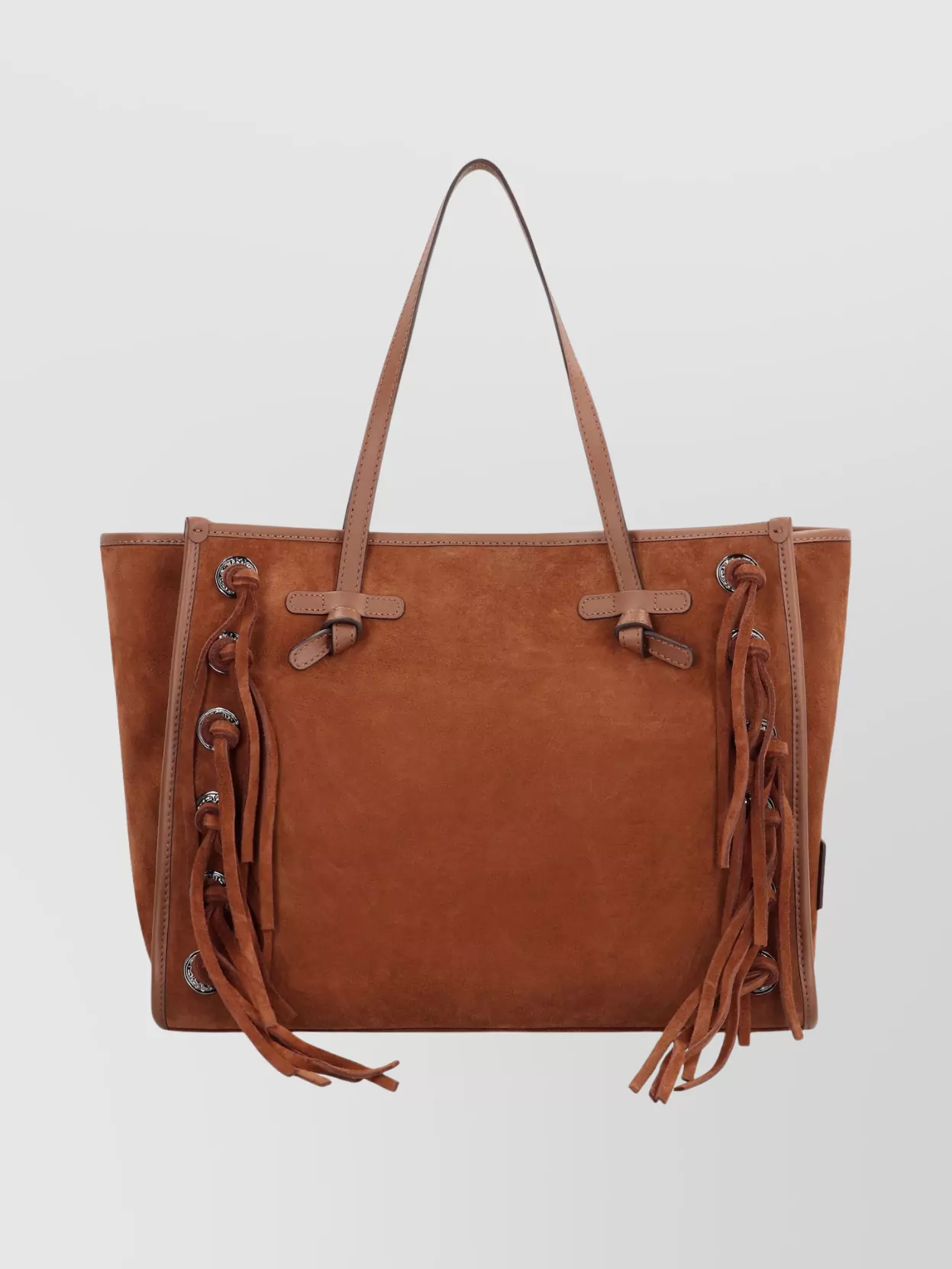 Gianni Chiarini Marcella Suede Tote Bag Fringes