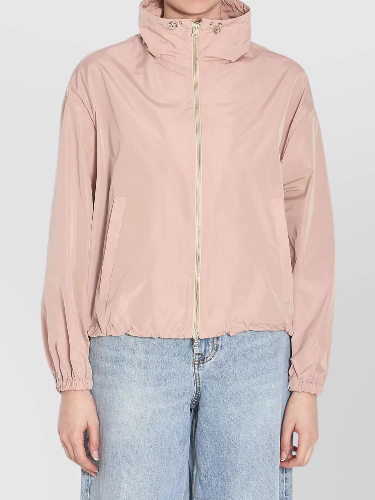 Herno Water-repellent Taffeta Jacket Finish In Pink