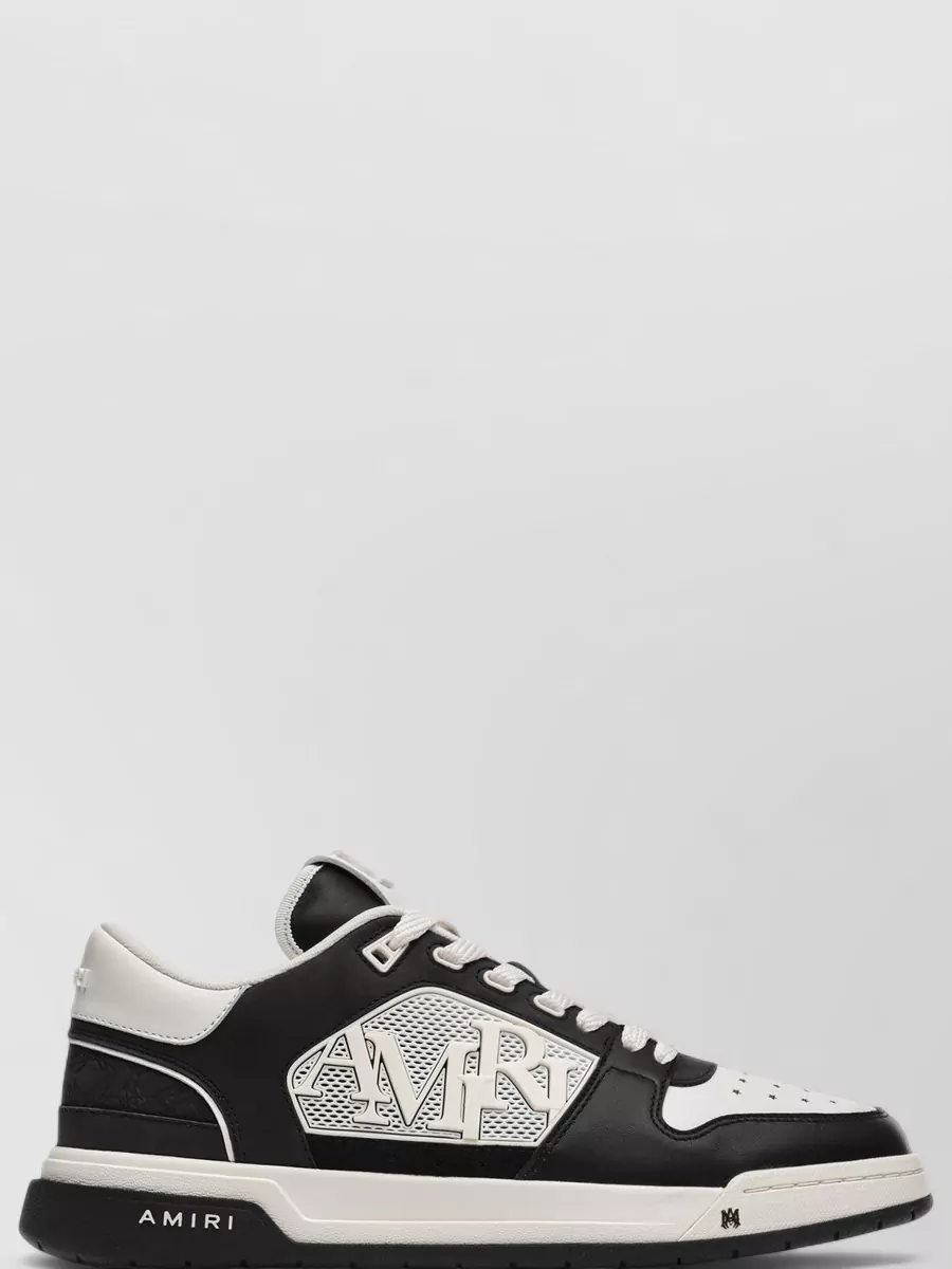 Amiri Quad Logo Low Sneakers Perforated Toe Mesh