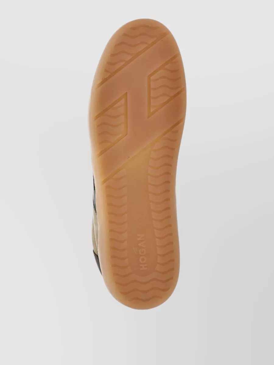 Hogan Leather Low-Top Lace-Up Sneakers
