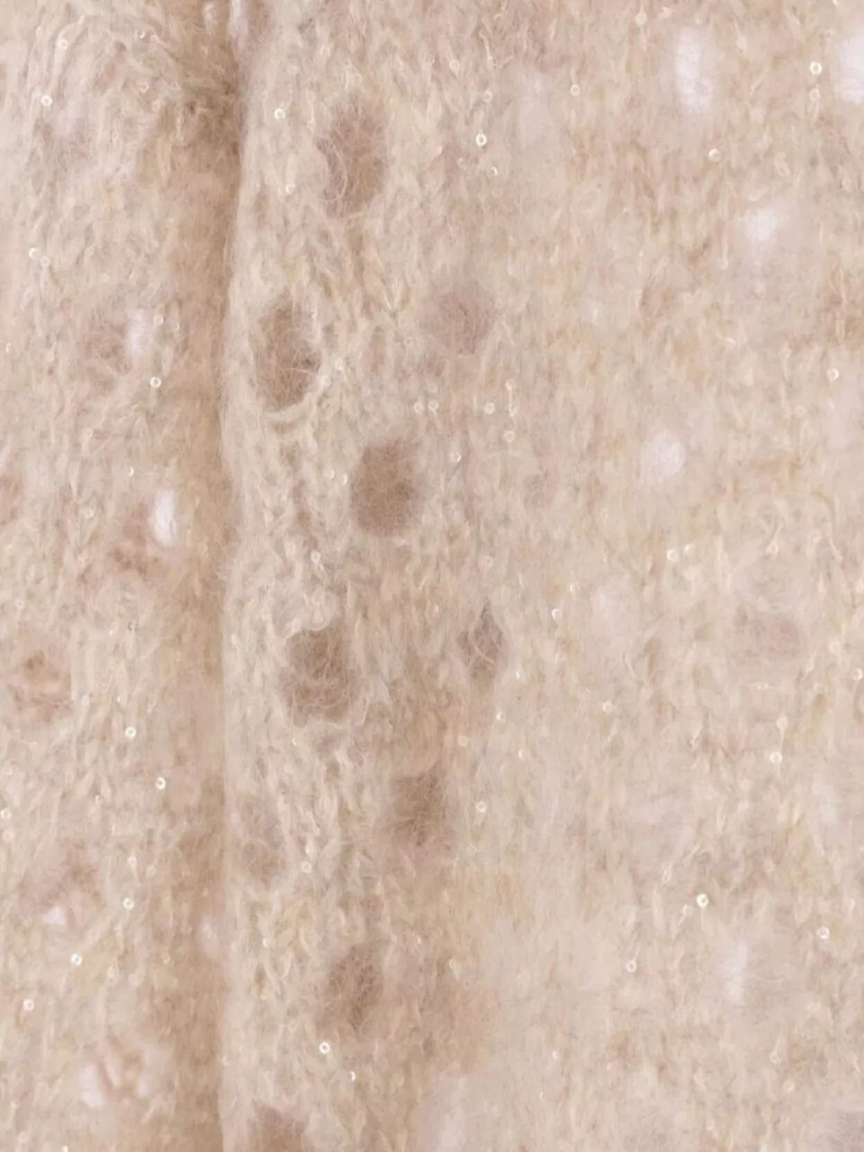 Brunello Cucinelli Sequin-Embellished Textured Knit Jumper With Ribbed Cuffs And Hem