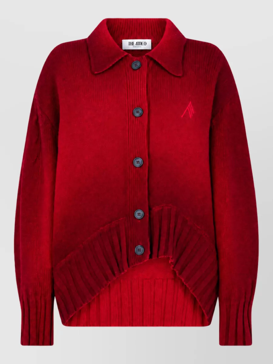 The Attico Wool cashmere cardigan