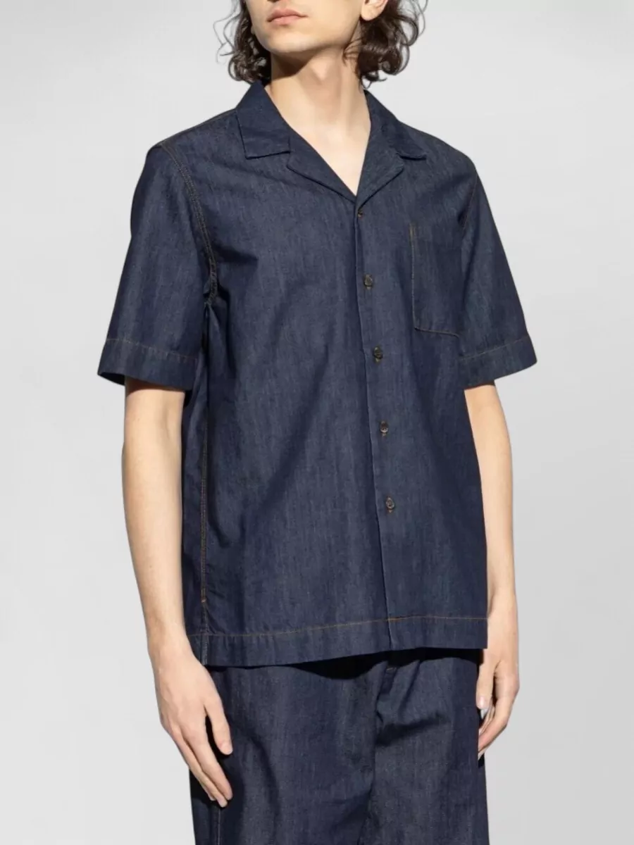 Dries Van Noten Cotton Denim Shirt