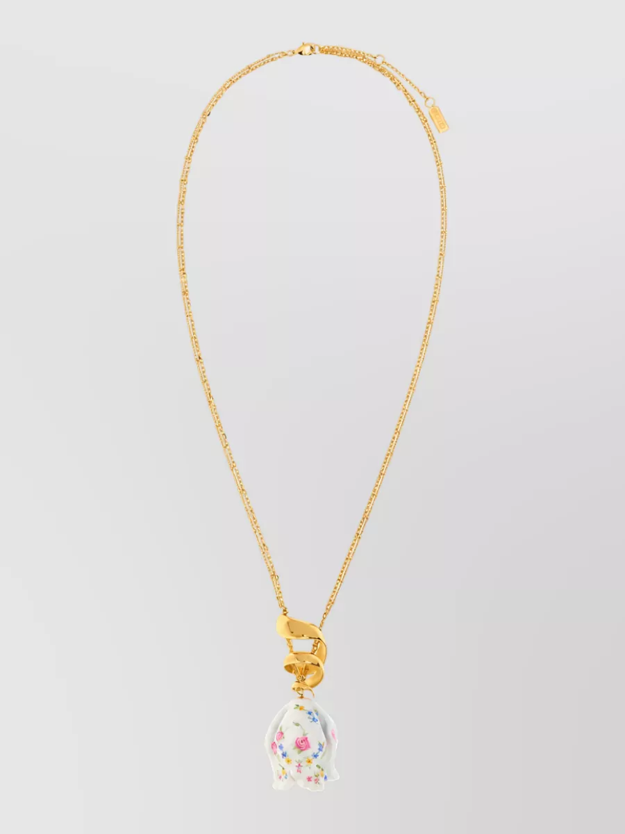 Chloé gold-finish brass necklace