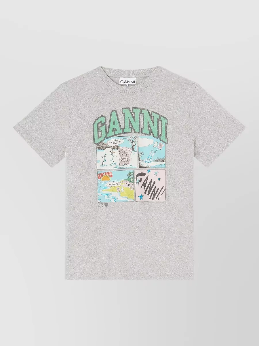 Ganni Logo Print T-Shirt