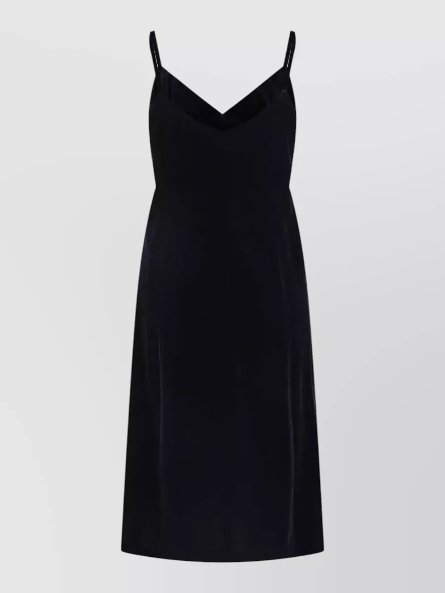 Aspesi Silk-Blend Knee-Length Dress