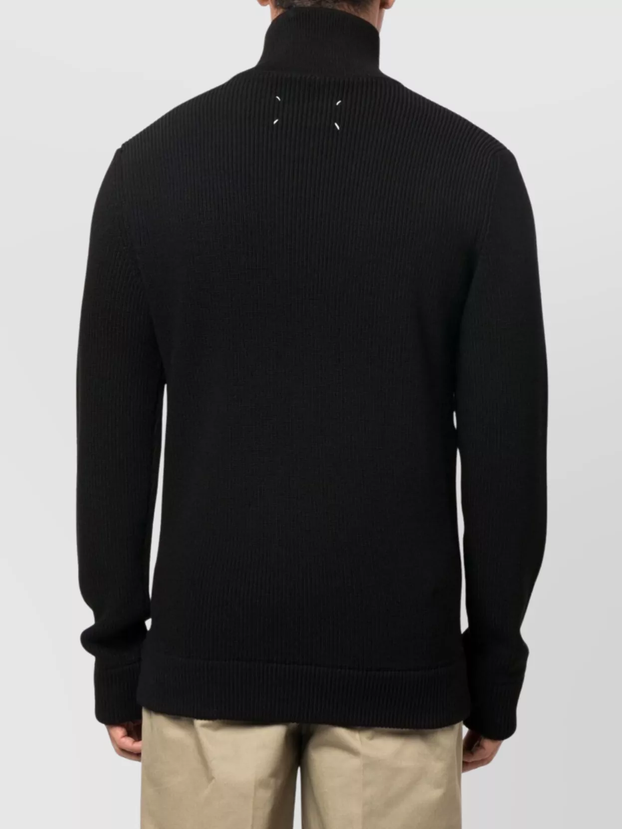 Maison Margiela Wool And Cotton Blend Cardigan
