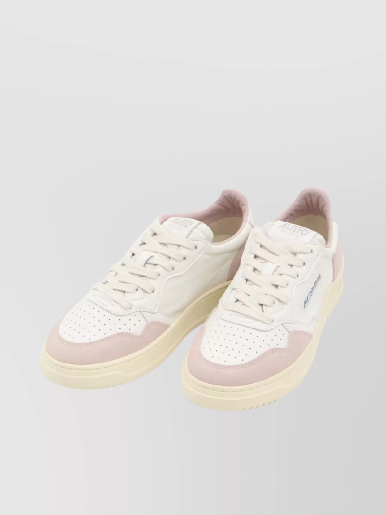 Autry Medalist Low-top Sneakers With Goat Leather In Multi