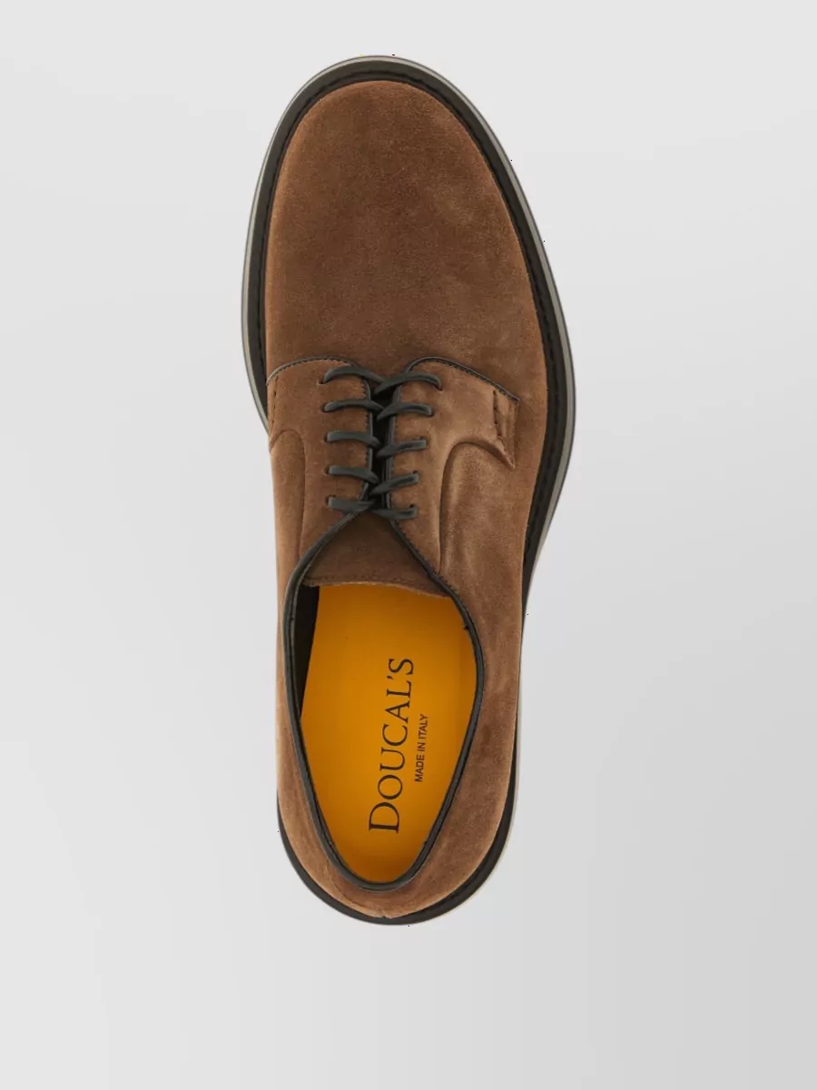 Doucal's Suede Derby Shoes