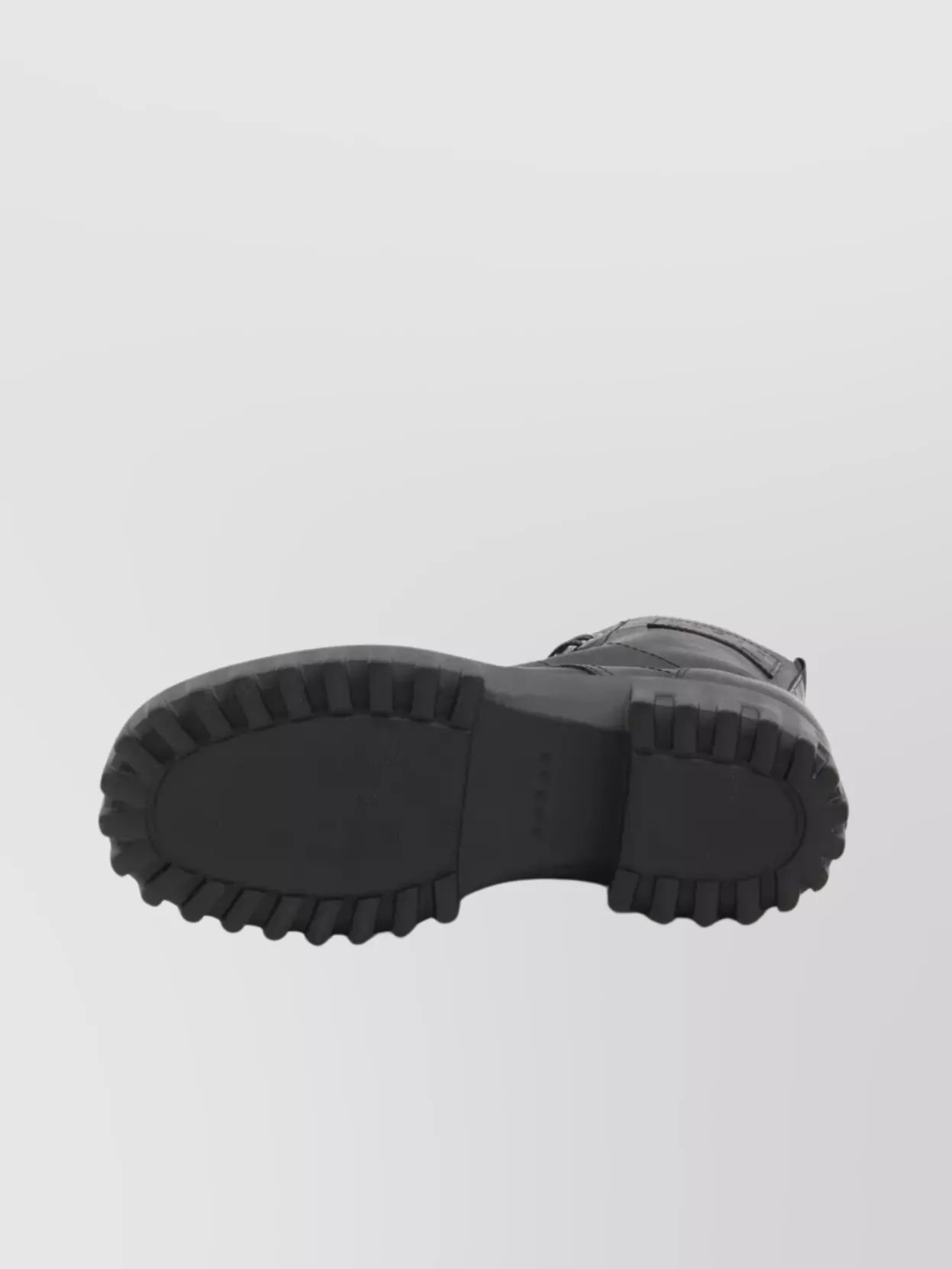 Hogan Chunky Leather Biker Boots