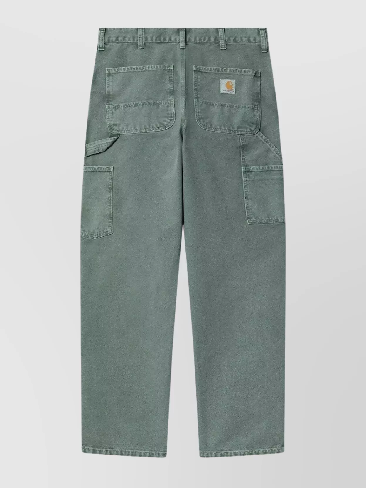 Carhartt Double Knee Pant Featuring Stitch Detailing In Green