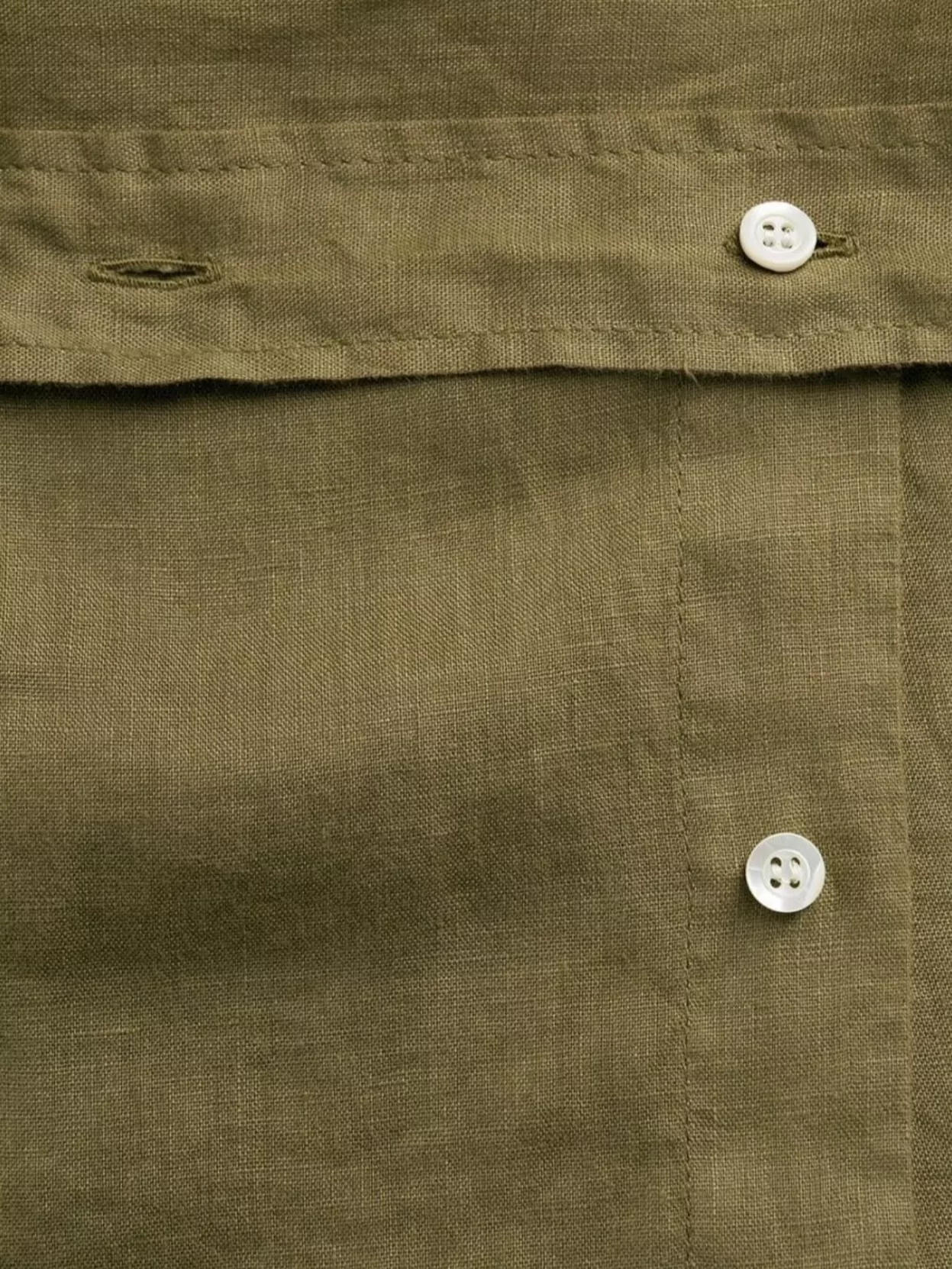 Aspesi Long Sleeve Shirt Curved Hem