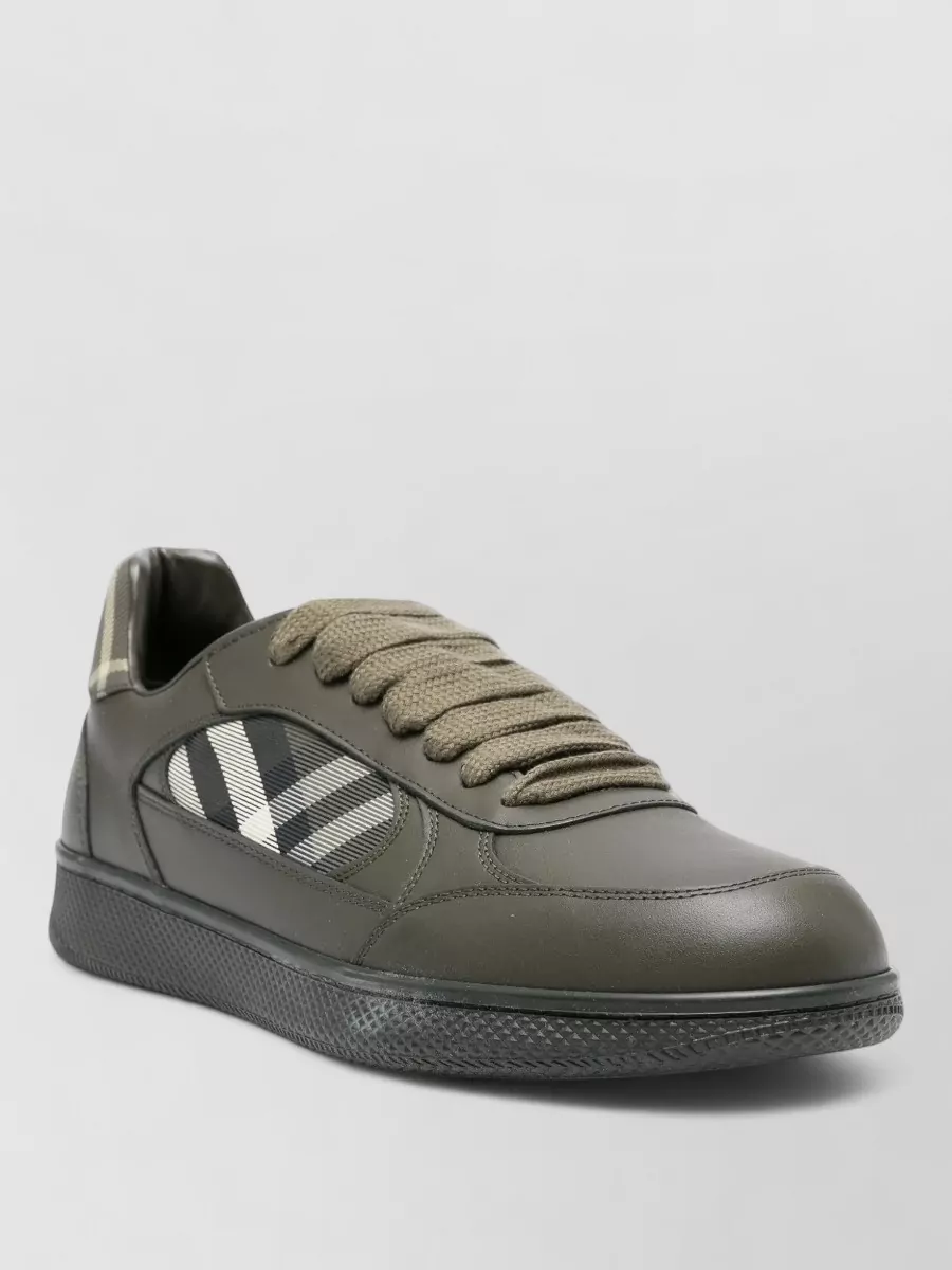 Burberry leather low-top sneakers