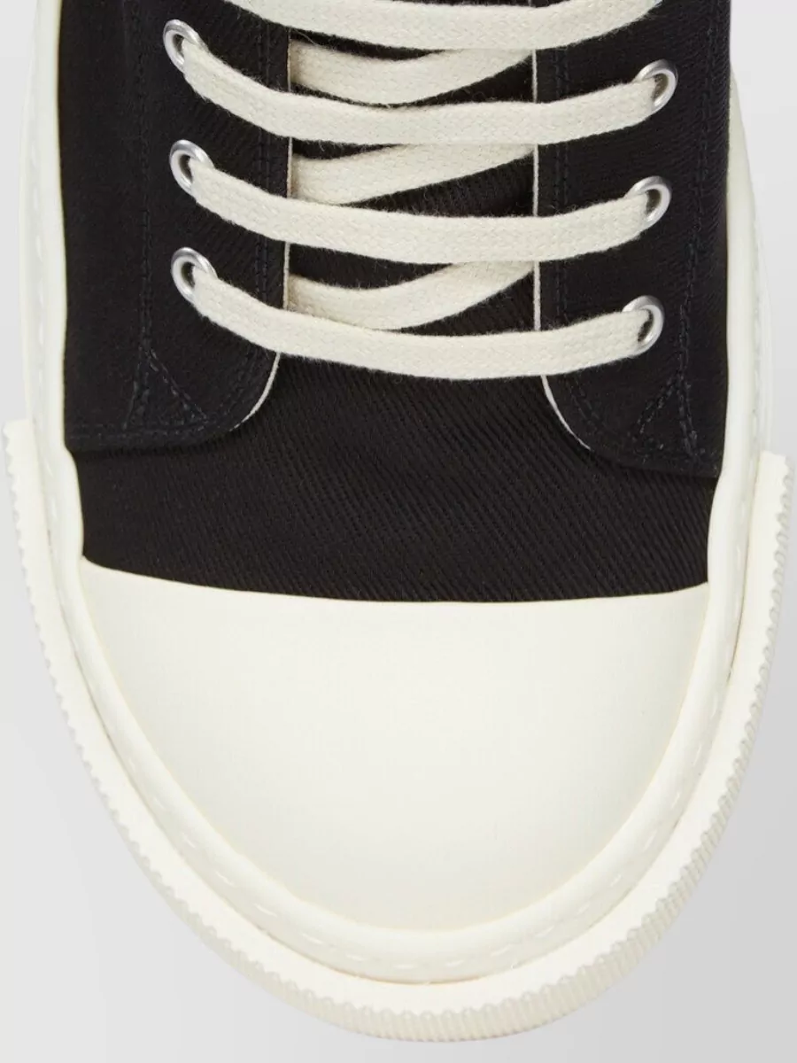 Rick Owens Drkshdw Denim Low-Top Sneakers