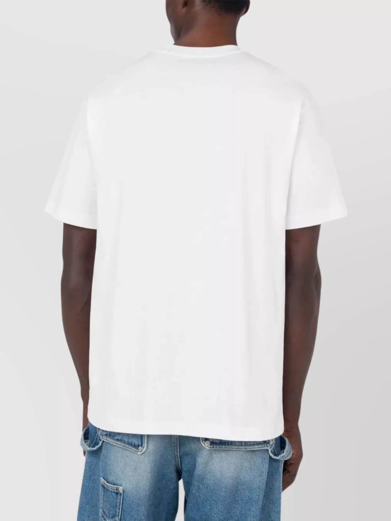 Moschino Crew Neck Monkey Print Jersey T-Shirt