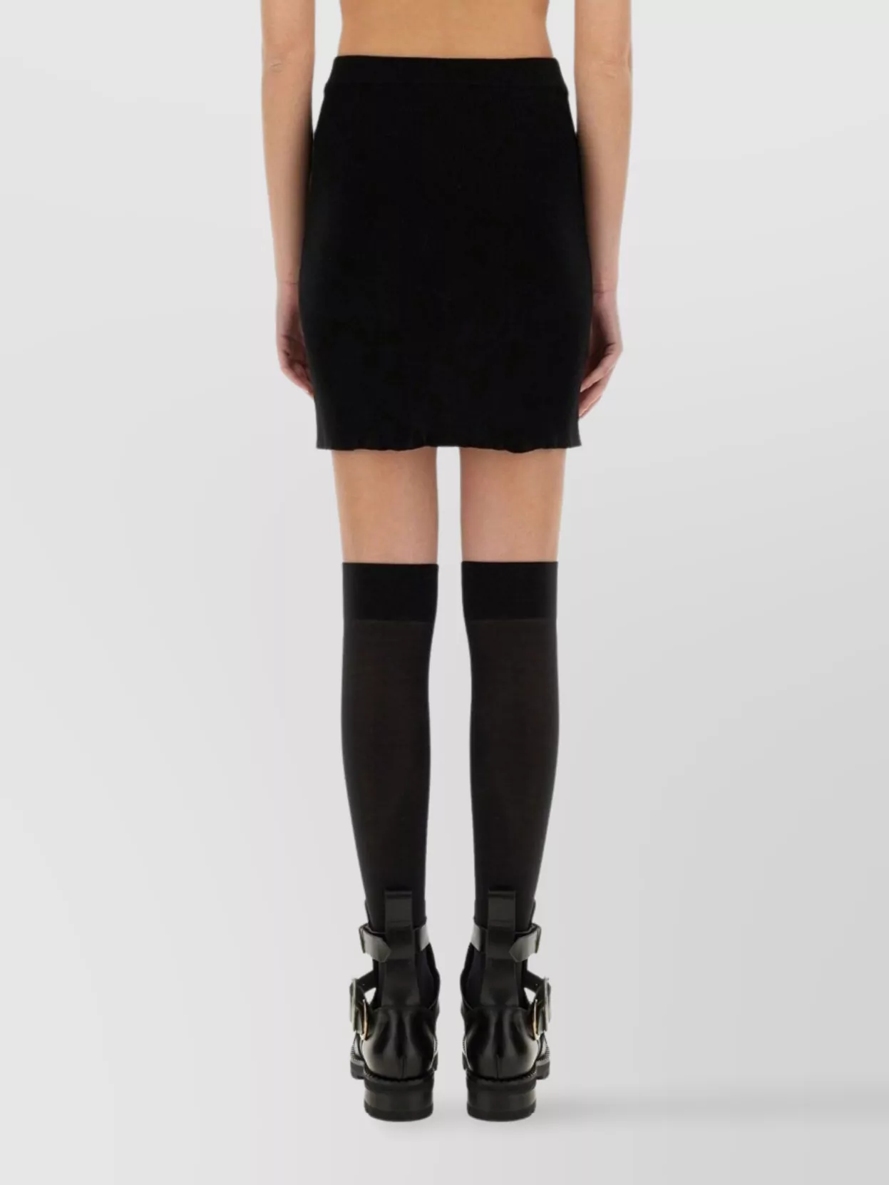 Vivienne Westwood Structured Mini Skirt Buckle Detail