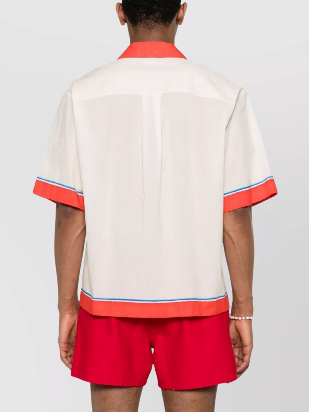 DSQUARED2 CASUAL SHIRT WITH CONTRAST COLLAR AND TRIM
