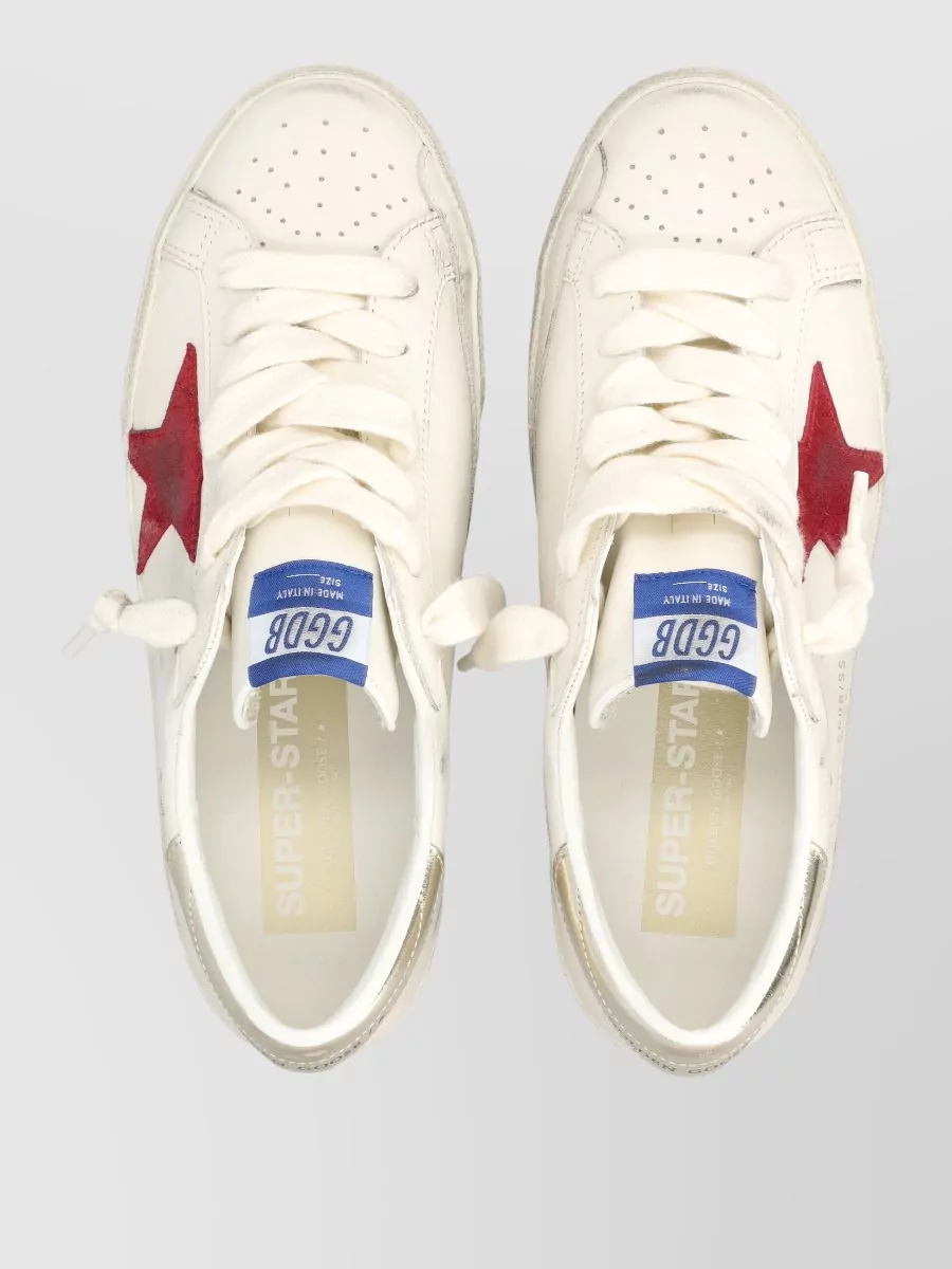 Golden Goose Leather Low-Top Sneakers