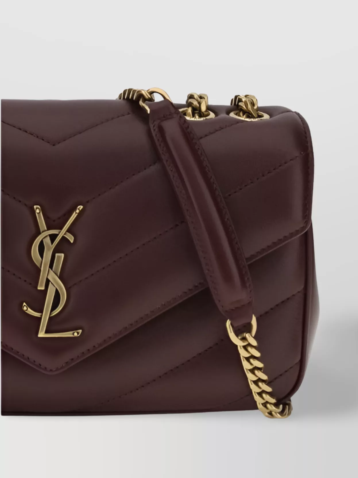 Saint Laurent Loulou Quilted Chevron Shoulder Bag