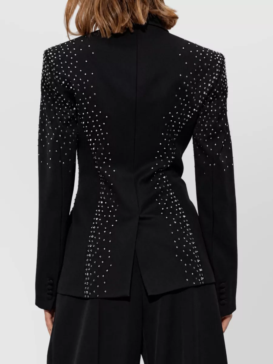 The Attico Virgin Wool Single-Breasted Blazer